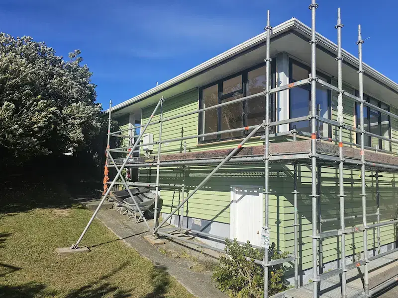 House painting project before image