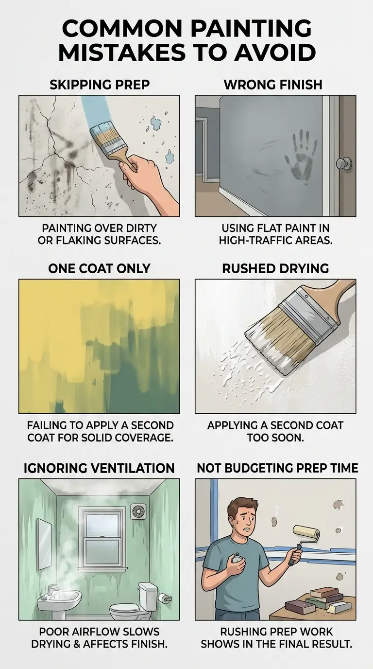 Interior Painting Porirua: Expert Interior House Painters 3 Common Interior Painting Mistakes to Avoid
