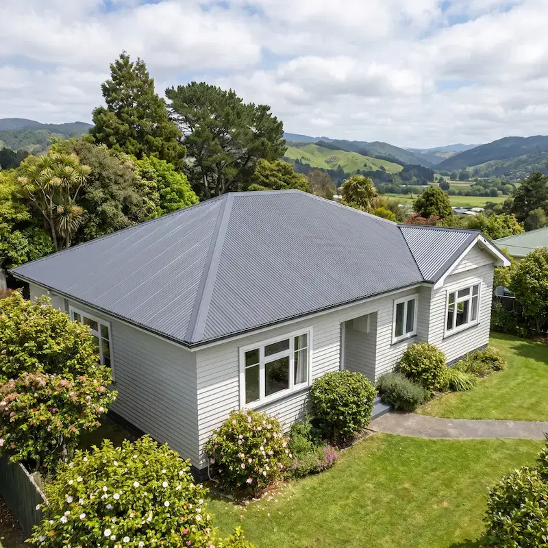 House Painters in Upper Hutt: Best House Painting Services 8 A freshly painted roof in Upper Hutt, NZ