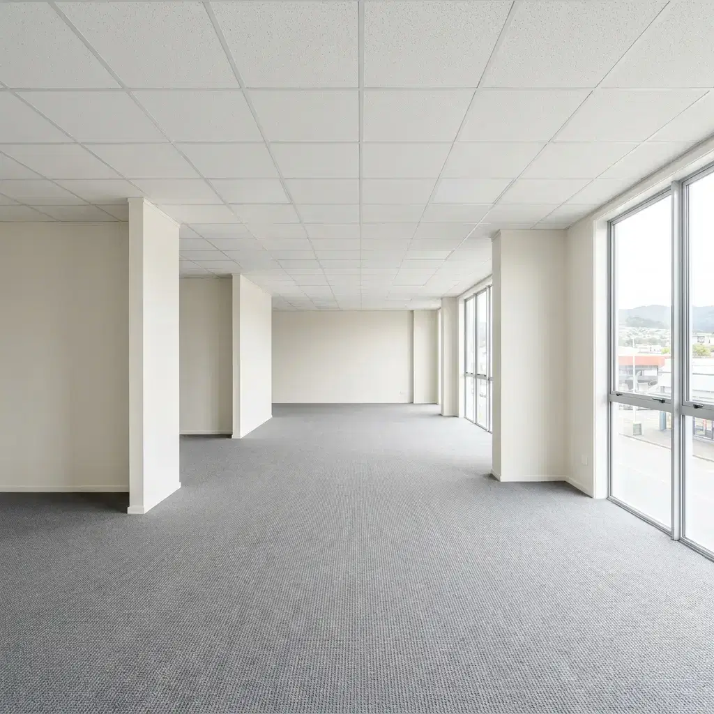 Commercial Painting Porirua: Trusted Commercial Painters 8 Vacant commercial tenancy space fully patched and repainted