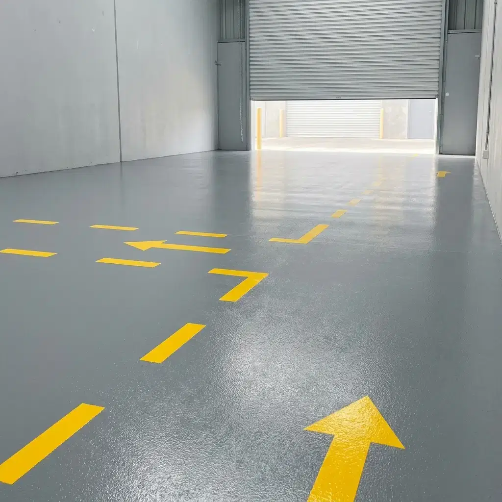 Commercial Painting Porirua: Trusted Commercial Painters 5 Newly coated commercial two-pack grey epoxy floor